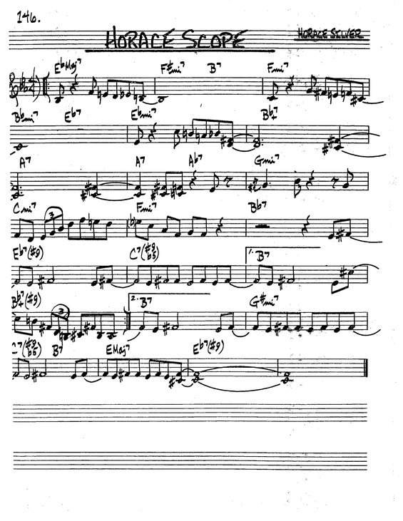Partitura da música Horace Scope v.2