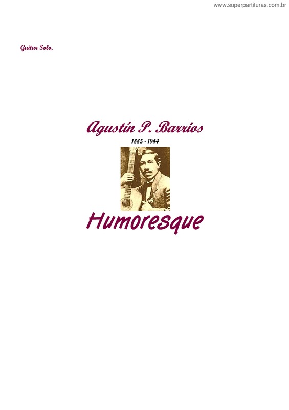 Partitura da música Humoresque v.3