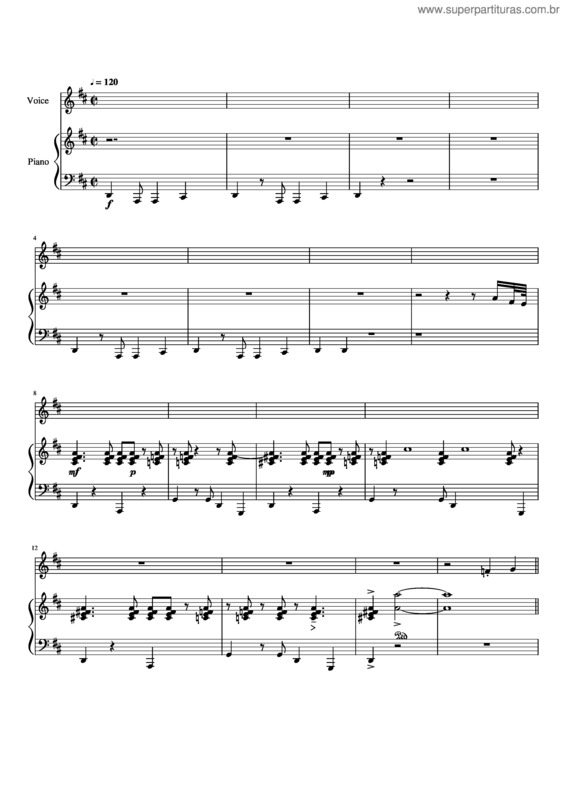Partitura da música I Love Betsy