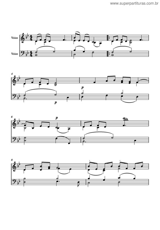 Partitura da música I Will Walk With Jesus – Stephen P. Schank