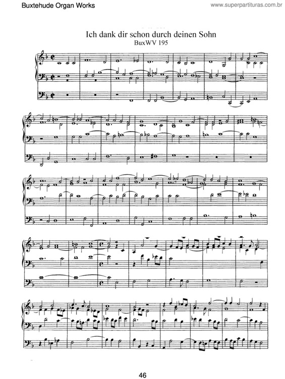 Partitura da música Ich dank dir schon durch deinen Sohn