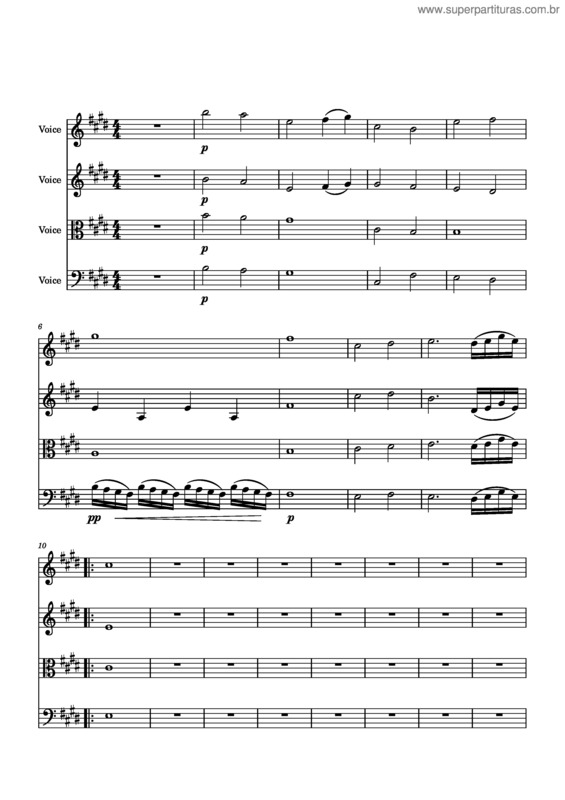 Partitura da música Icm – Igreja Cristã Maranata v.2