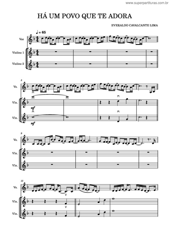 Partitura da música Icm v.11