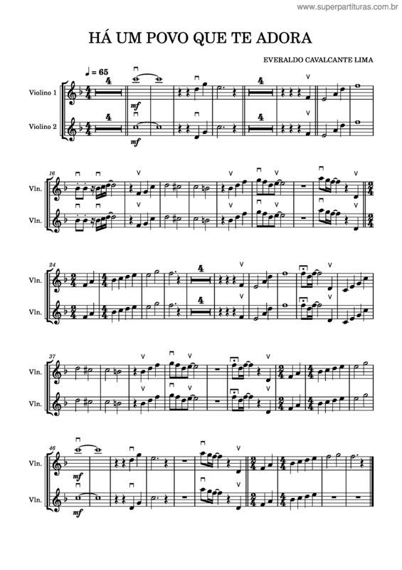 Partitura da música Icm v.7