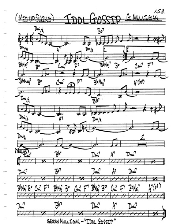 Partitura da música Idol Gossip v.3