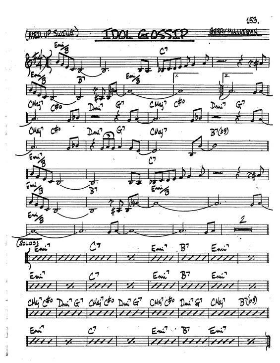 Partitura da música Idol Gossip v.8