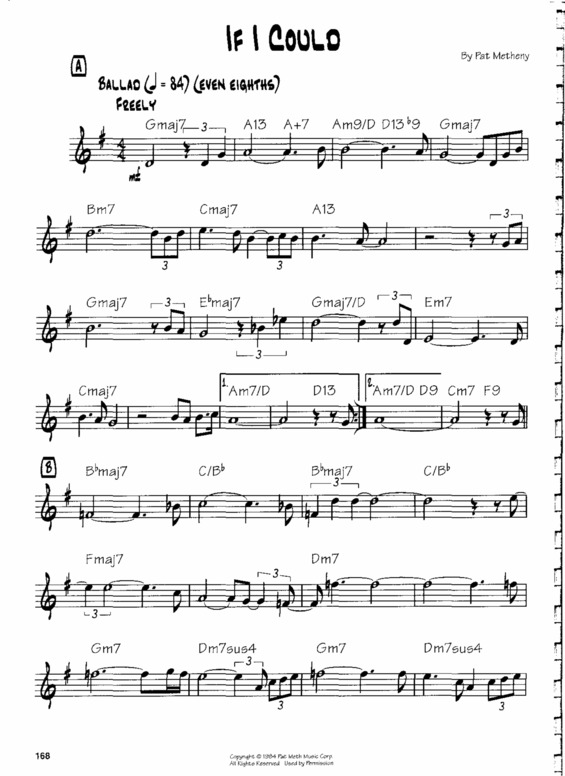 Partitura da música If I Could v.3