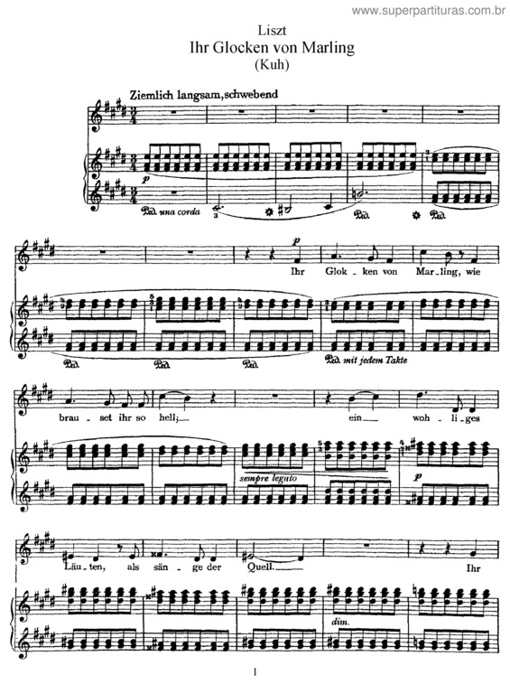 Partitura da música Ihr Glocken von Marling