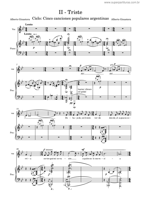 Partitura da música Ii v.5