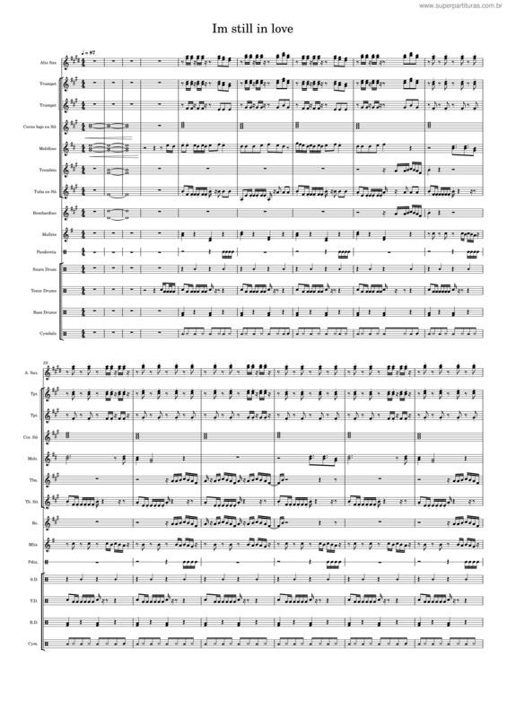 Partitura da música Im Still In Love Hhgg