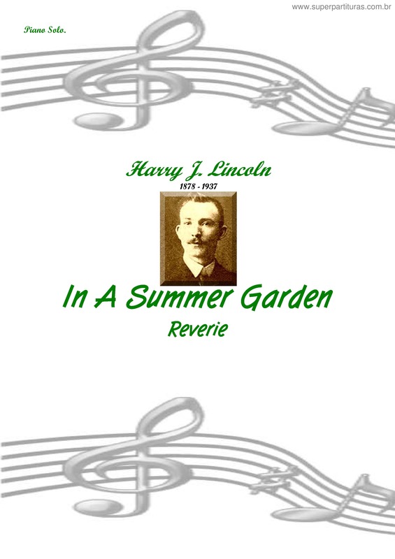 Partitura da música In a Summer Garden