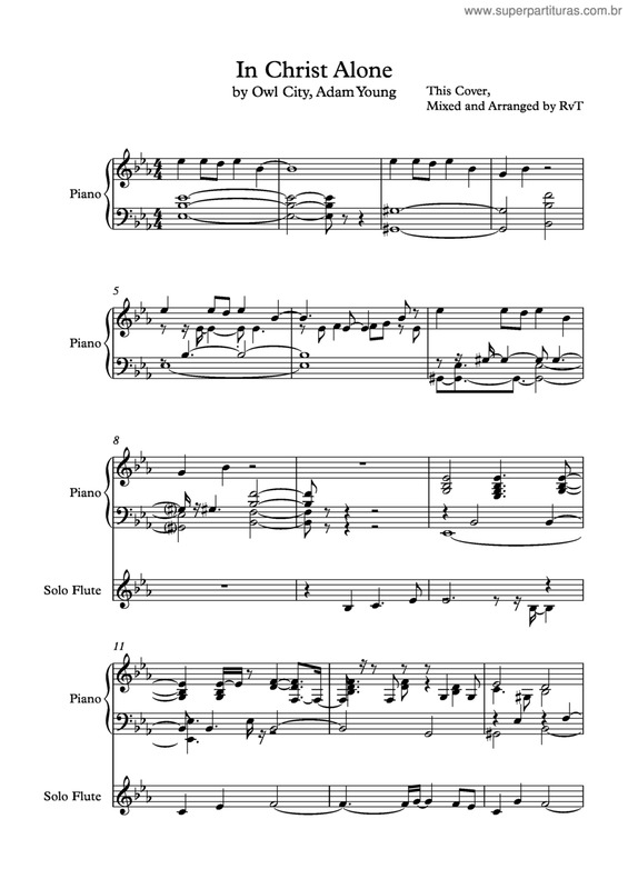 Partitura da música In Christ Alone v.6