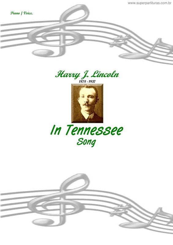 Partitura da música In Tennessee