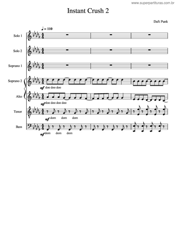 Partitura da música Instant Crusheditmscz 2