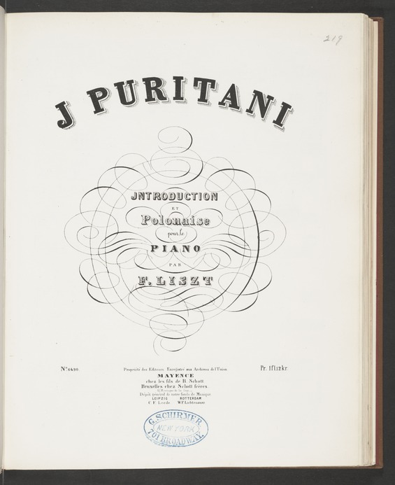 Partitura da música Introduction Et Polonaise De L Opéra I Puritani S.391