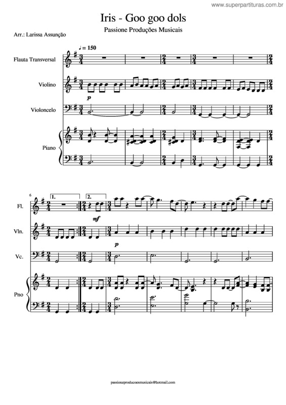 Partitura da música Iris – Goo Goo Dolls v.4