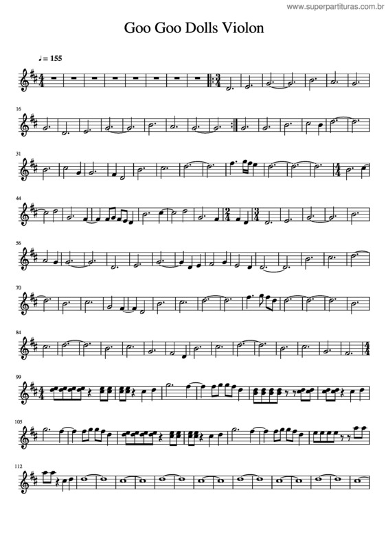 Partitura da música Iris – Goo Goo Dolls v.6