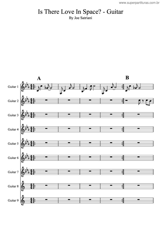 Partitura da música Is There Love In Space?