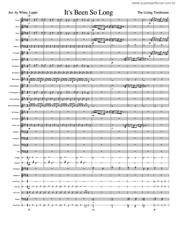 Partitura da música It`S Been So Long v.8