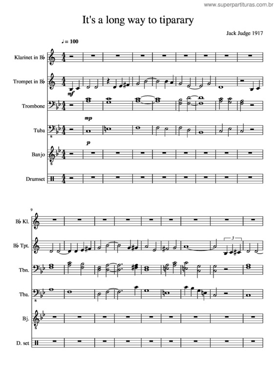 Partitura da música Its A Long Way To Tipperary – John Mccormack It`S A Long Way To Tiparary