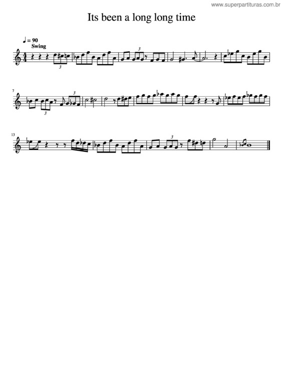 Partitura da música Its Been A Long Long Time – Kitty Kallen