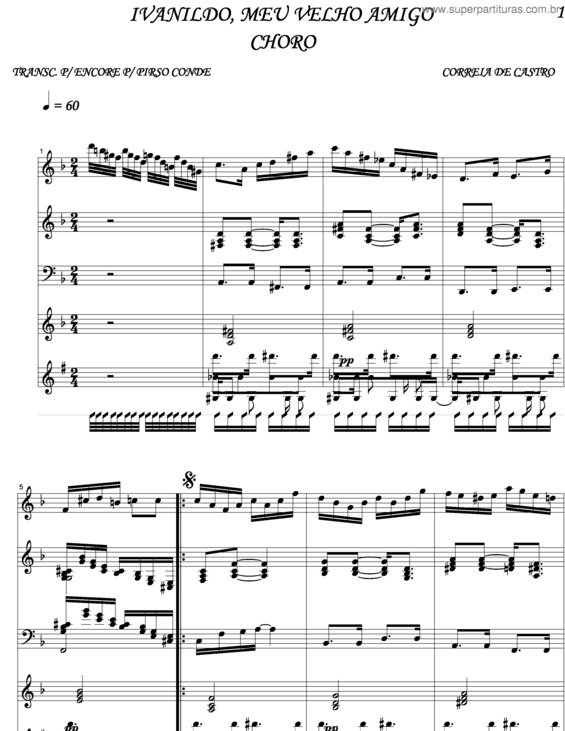 Partitura da música Ivanildo Meu Velho Amigo v.3