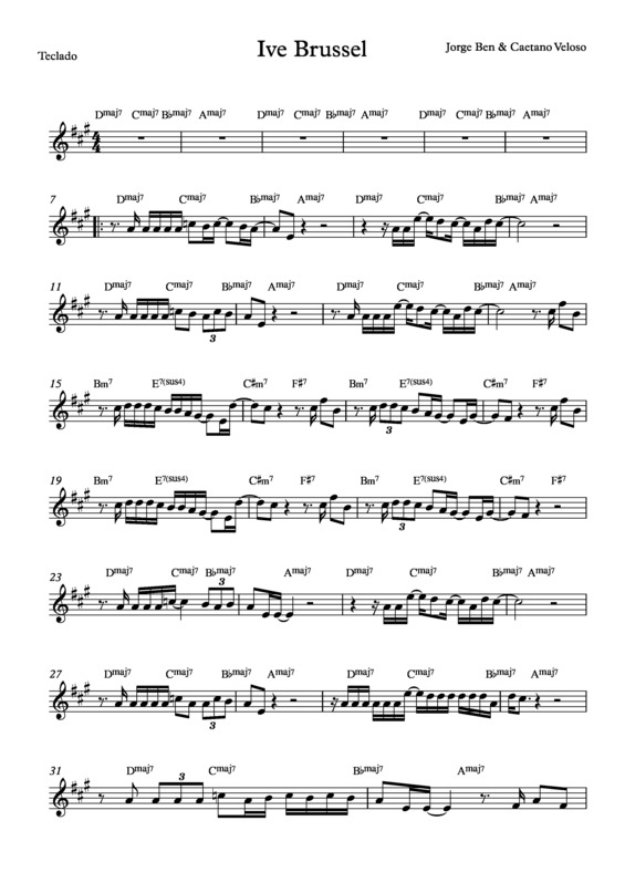 Partitura da música Ive Brussel v.6