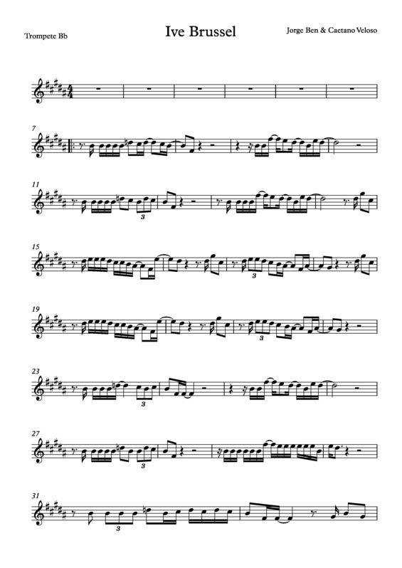 Partitura da música Ive Brussel v.8