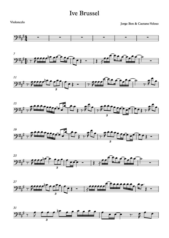 Partitura da música Ive Brussel v.9