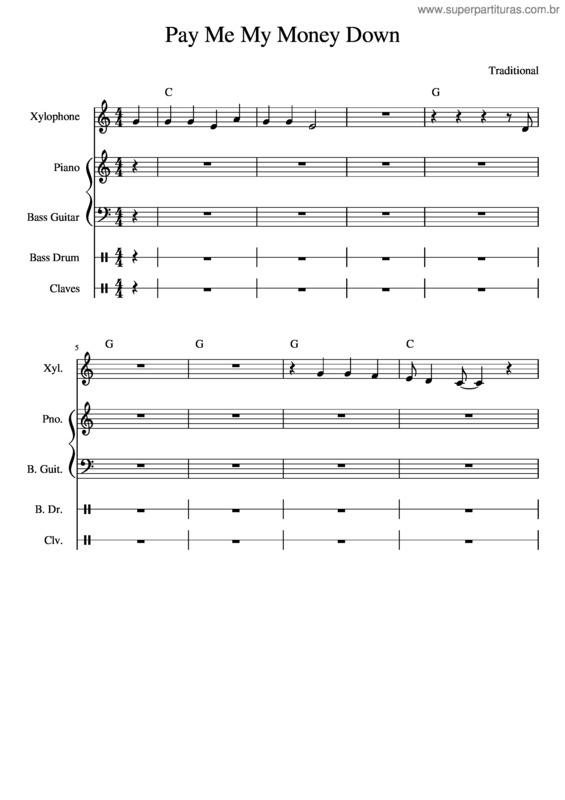 Partitura da música Izzy Ferris