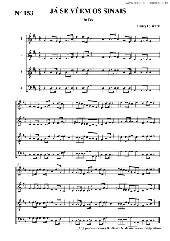 Partitura da música Já Se Vêem Os Sinais v.2