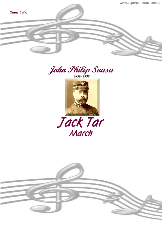 Partitura da música Jack Tar