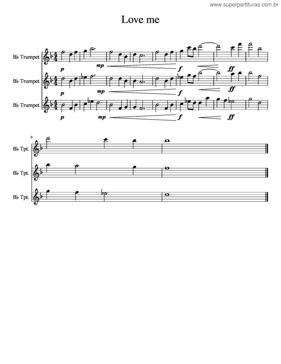 Partitura da música Jesus Love Me