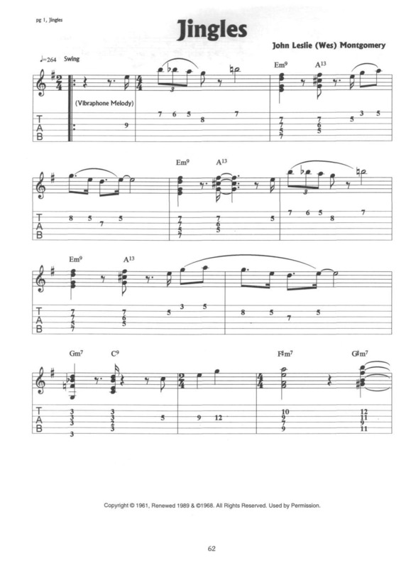 Partitura da música Jingles