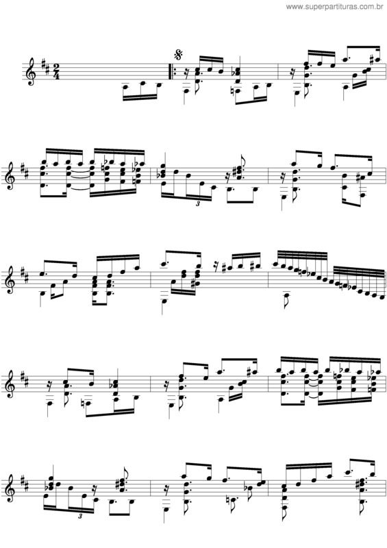 Partitura da música Jorge Do Fusa