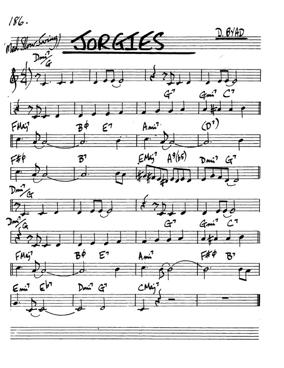 Partitura da música Jorgies