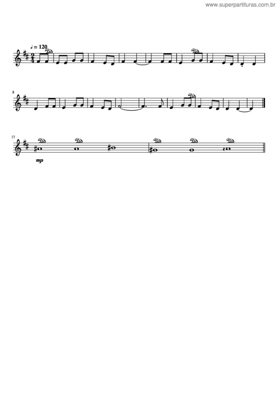 Partitura da música José Filho De Davi 2