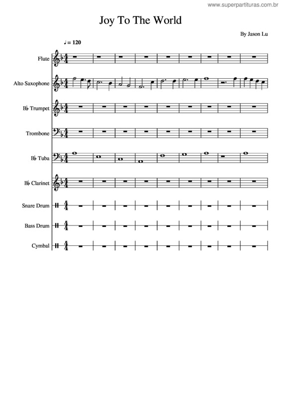 Partitura da música Joy To The World v.14