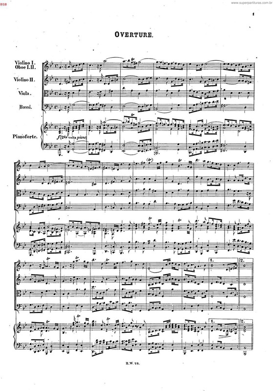 Partitura da música Judas Maccabaeus v.3