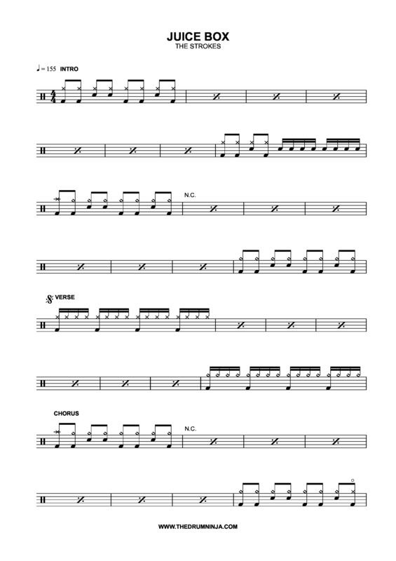 Partitura da música Juicebox