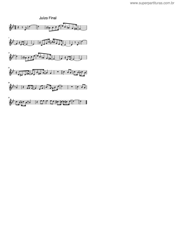 Partitura da música Juizo Final – Nelson Cavaquinho Juízo Final – Nelson Cavaquinho