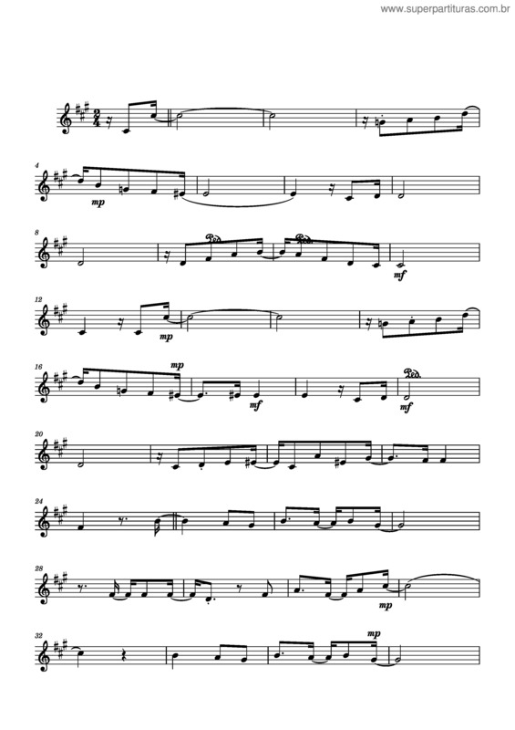 Partitura da música Juizo Final – Nelson Cavaquinho v.3