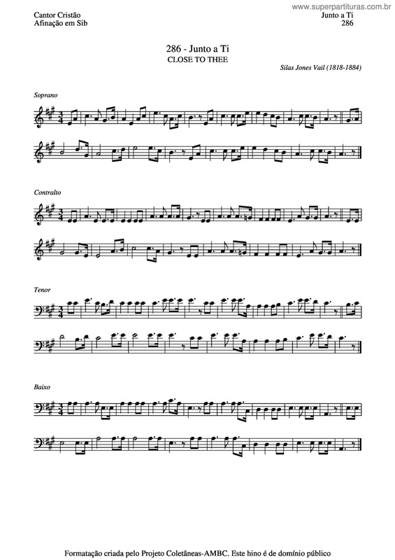 Partitura da música Junto A Ti v.3