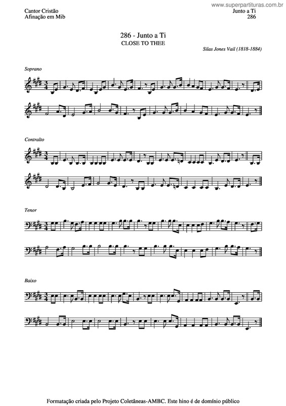 Partitura da música Junto A Ti v.4