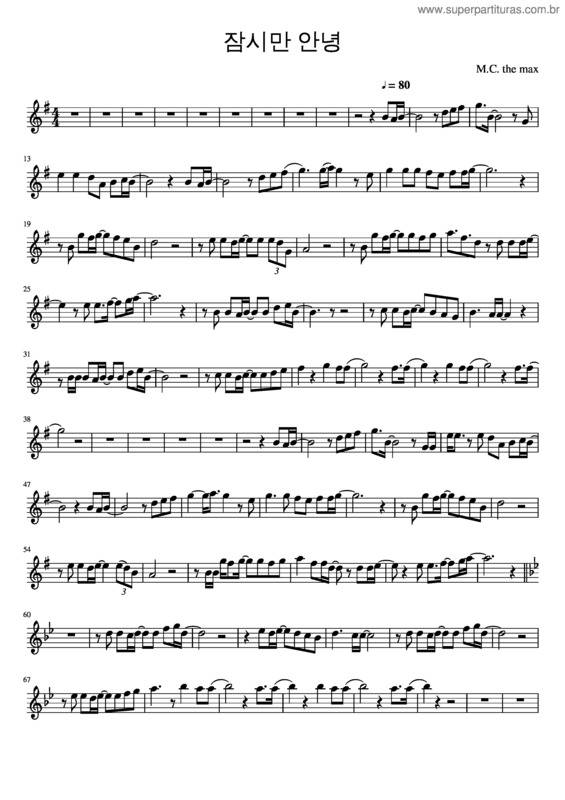 Partitura da música Just A Moment Good–Bye