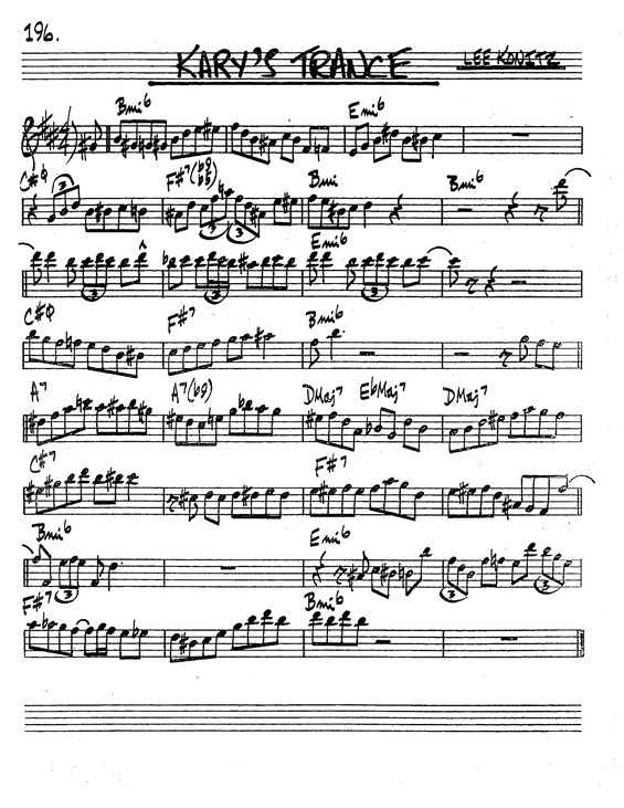 Partitura da música Karys Trance v.8