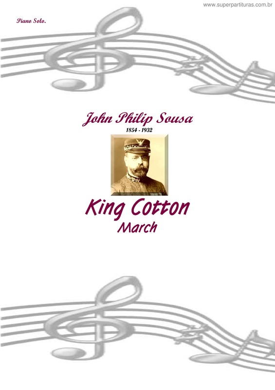 Partitura da música King Cotton v.2