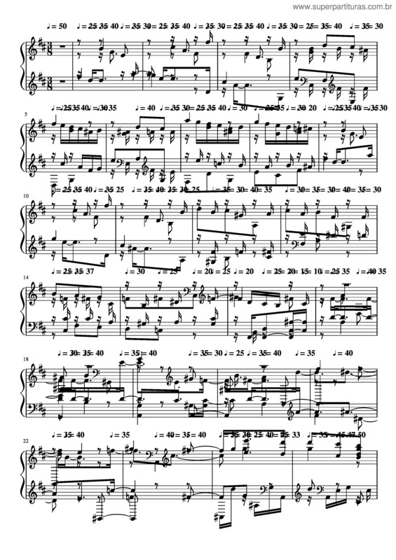Partitura da música Klavierstucke 119 1 C Lefeldt