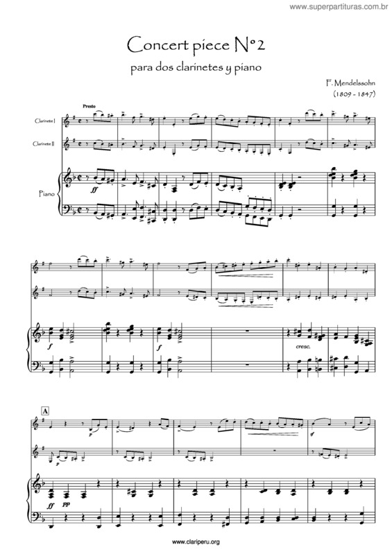 Partitura da música Konzertstück No. 2 v.2