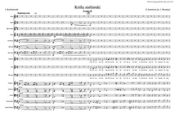 Partitura da música Kr Lu Niebieski Partytura